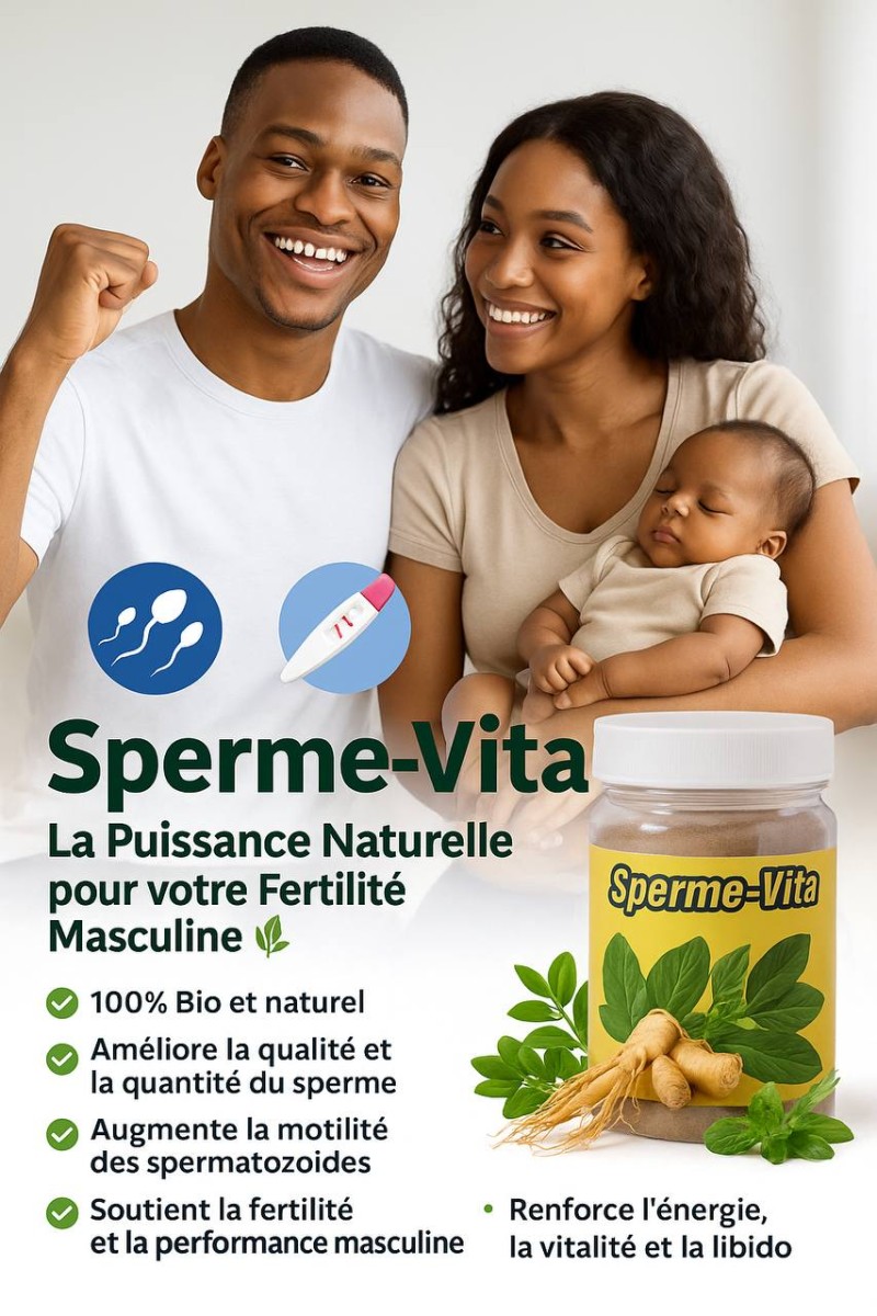 Sperme-Vita – La Puissance Naturelle pour votre Fertilité Masculine 🌿
